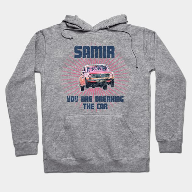 Samir Rally Car Hoodie by karutees